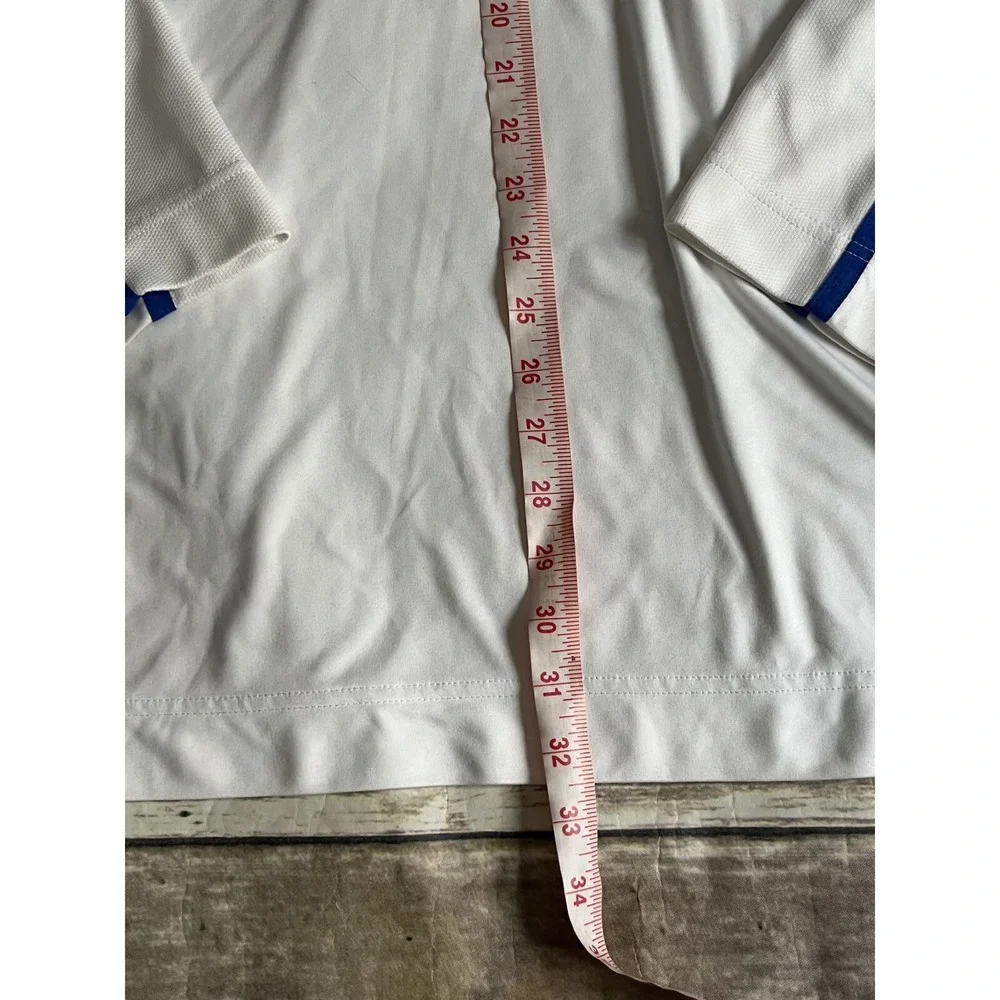 NIKE‎ Dri-Fit Half-Zip Long Sleeve Pullover Top Shirt Men's Size XXL White